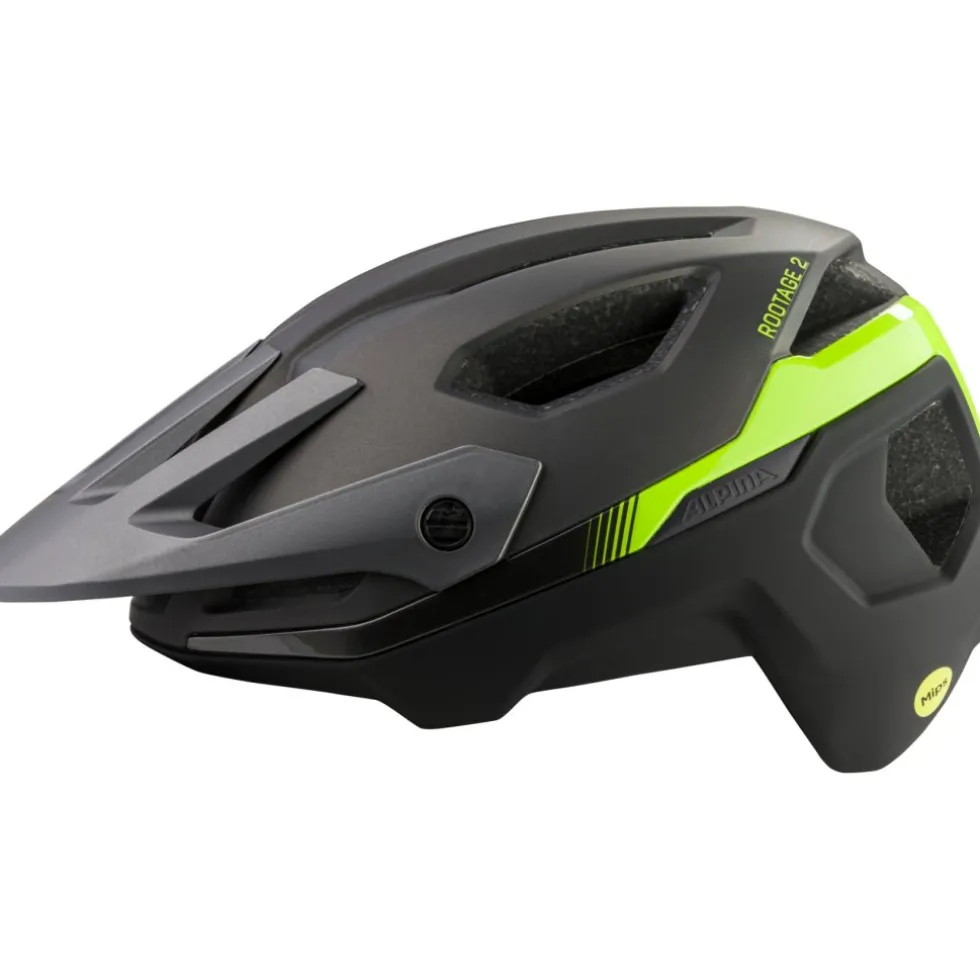 Alpina ROOTAGE 2 MIPS Helm - gun black neon