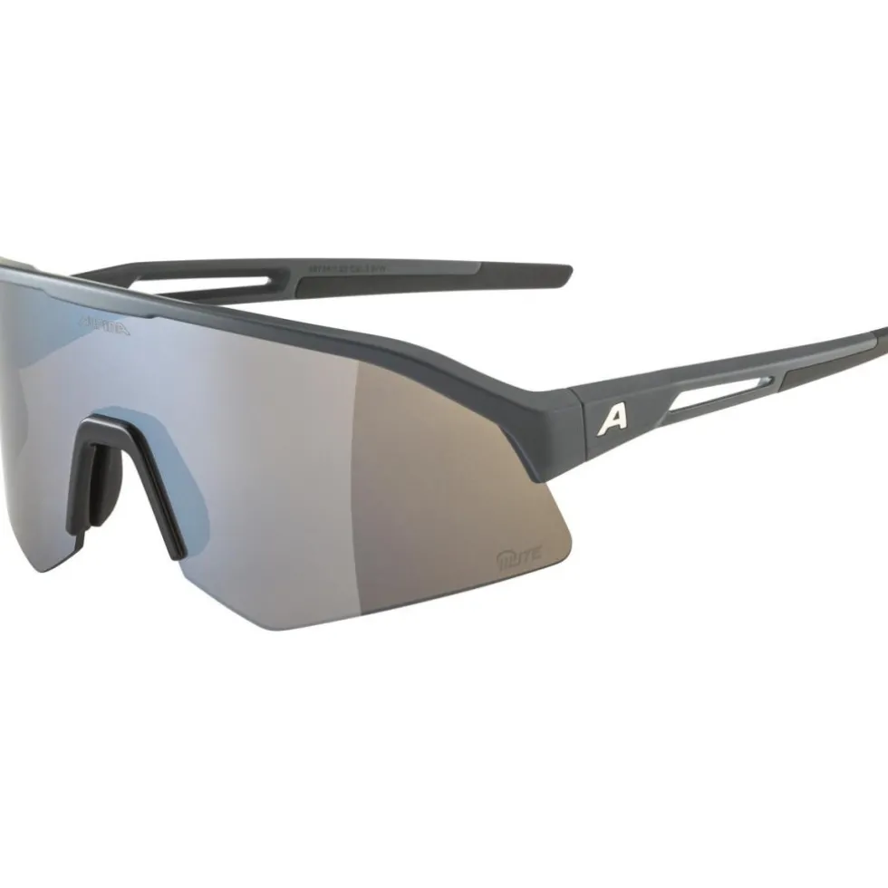 Alpina Sonic HR Q-Lite Bril - midnight-grey matt/mirror silver
