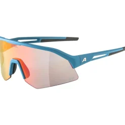 Alpina Sonic HR QV Bril - smoke-blue matt / Quattroflex Varioflex Rainbow Mirror