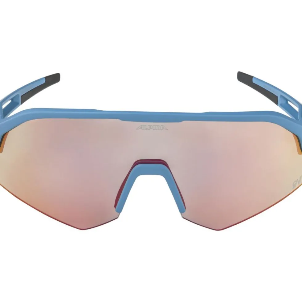 Alpina Sonic HR QV Bril - smoke-blue matt / Quattroflex Varioflex Rainbow Mirror
