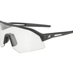Alpina Sonic HR V Brillen - black matt / Varioflex clear to black