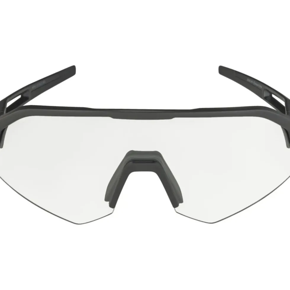 Alpina Sonic HR V Brillen - black matt / Varioflex clear to black