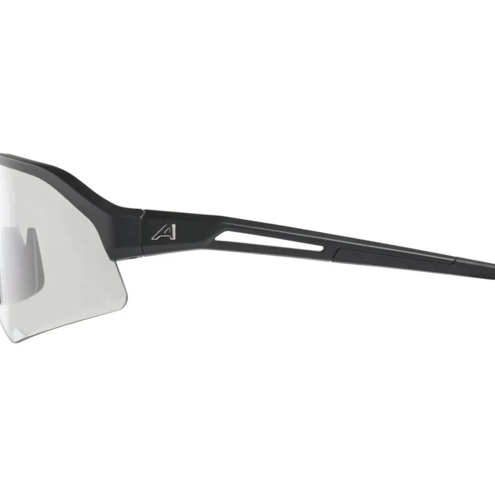 Alpina Sonic HR V Brillen - black matt / Varioflex clear to black