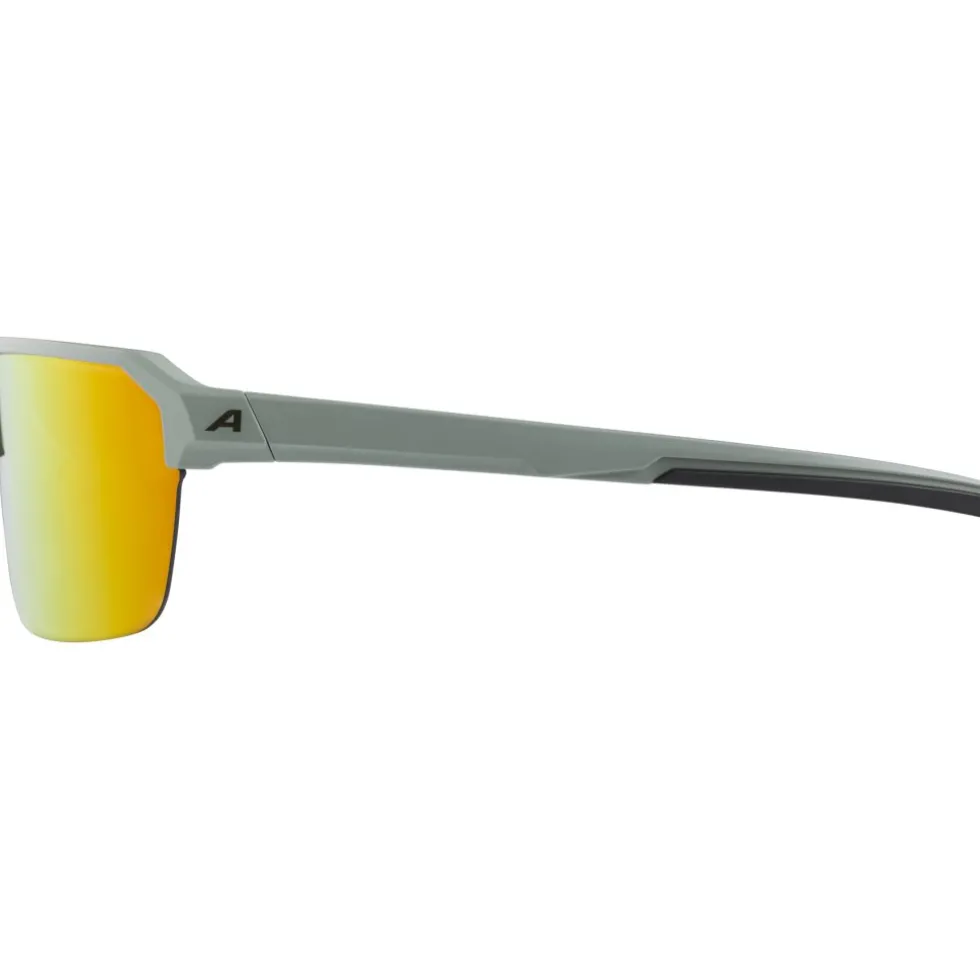 Alpina Swift HR Bril - willow-green matt/mirror gold