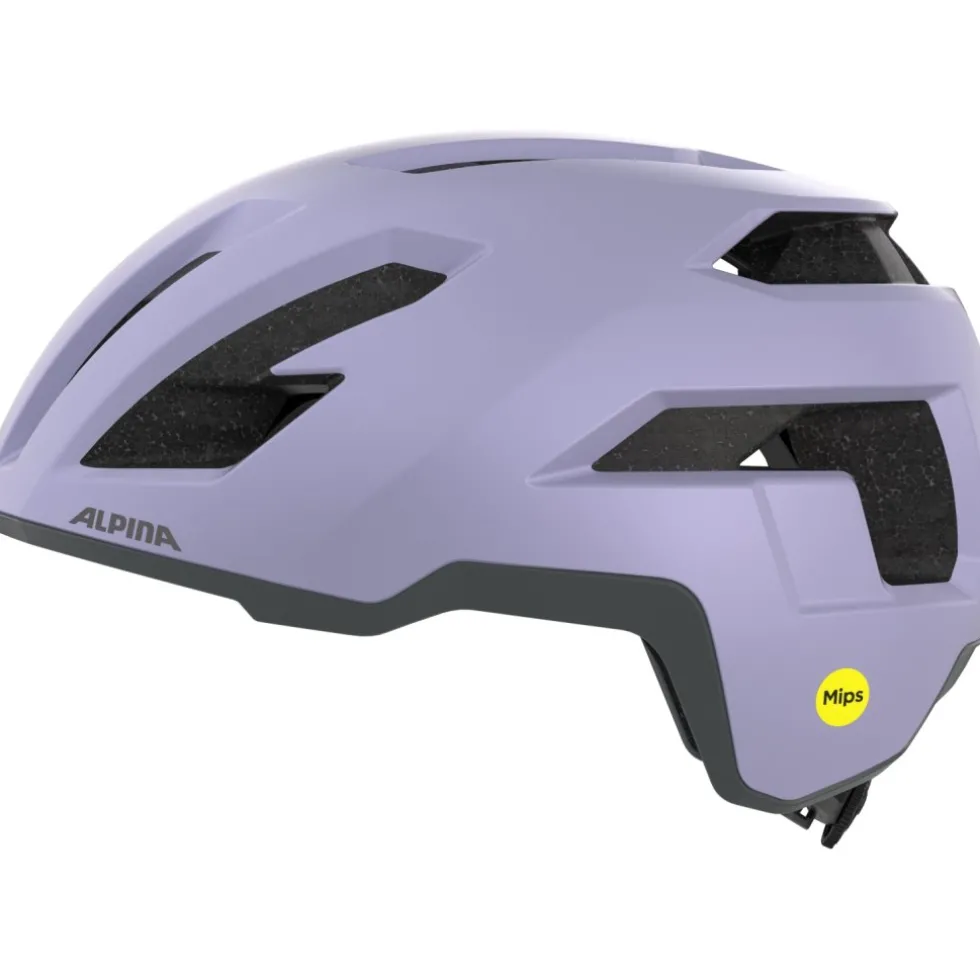 Alpina Taunus Gravel MIPS Helm - lilac matt