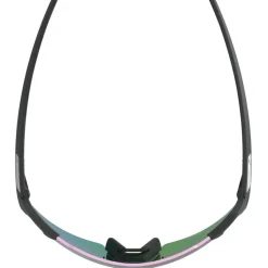 Alpina Turbo Air Q-Lite Brillen - midnight-grey matt/green mirror + pink
