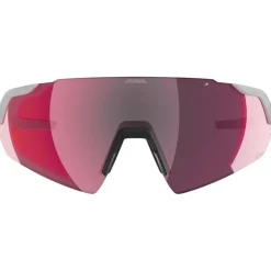 Alpina Turbo Air Q-Lite Brillen - white gloss/pink mirror
