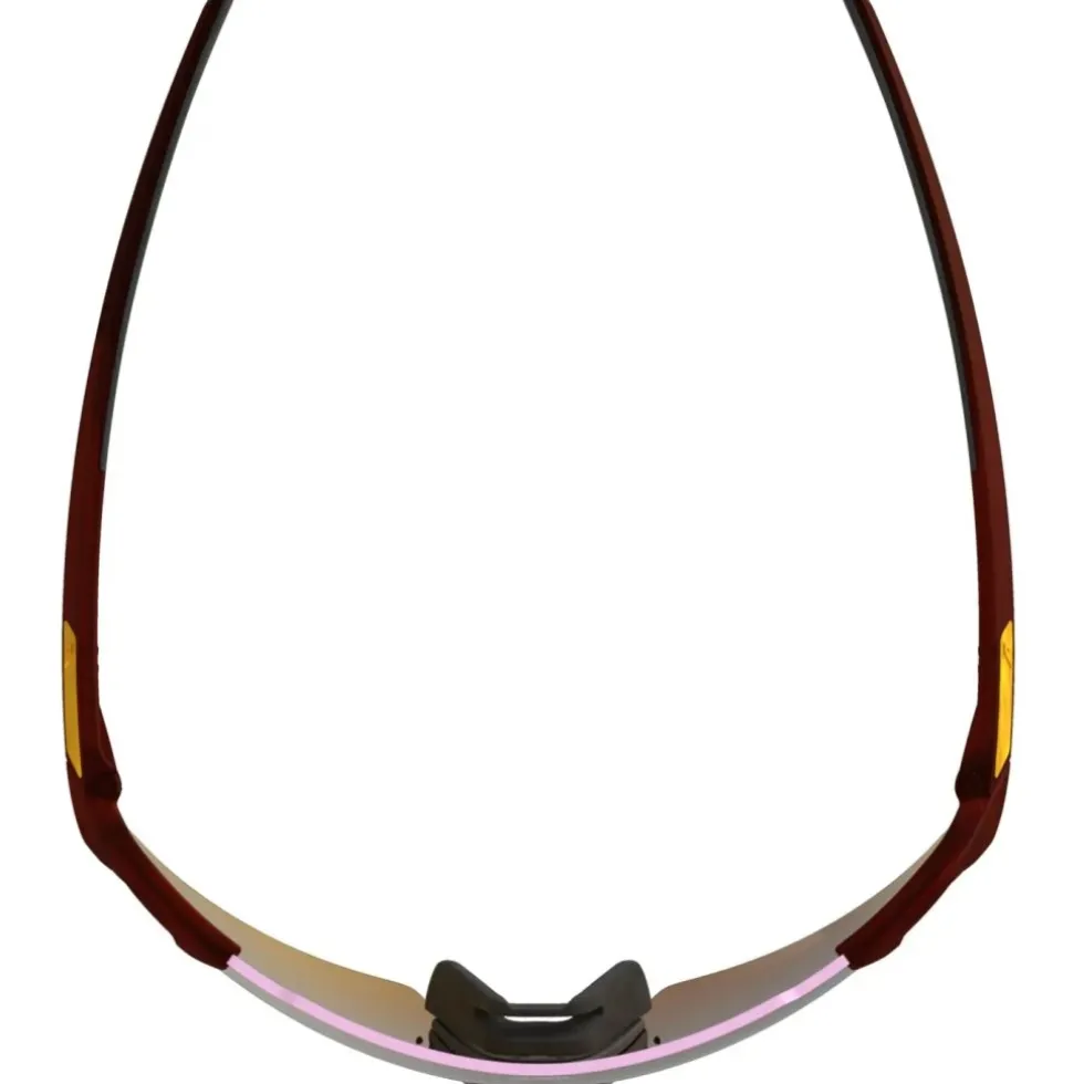 Alpina Turbo Air Q-Lite Brillen - red-translucent matt/gold mirror + pink