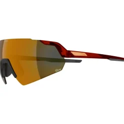 Alpina Turbo Air Q-Lite Brillen - red-translucent matt/gold mirror + pink