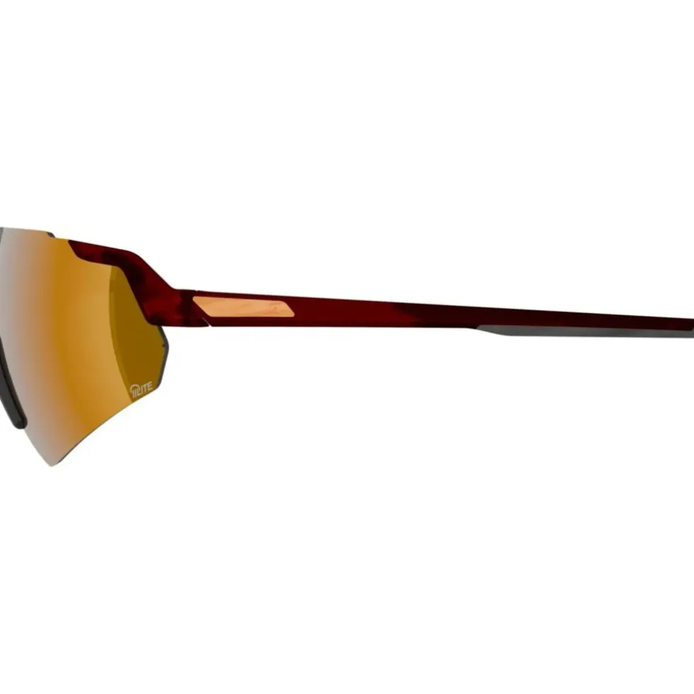 Alpina Turbo Air Q-Lite Brillen - red-translucent matt/gold mirror + pink