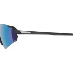 Alpina Turbo Air Q-Lite Brillen - black matt/blue mirror + pink