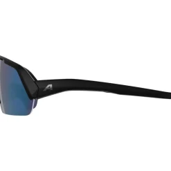 Alpina Turbo HR Brillen - black matt/blue mirror