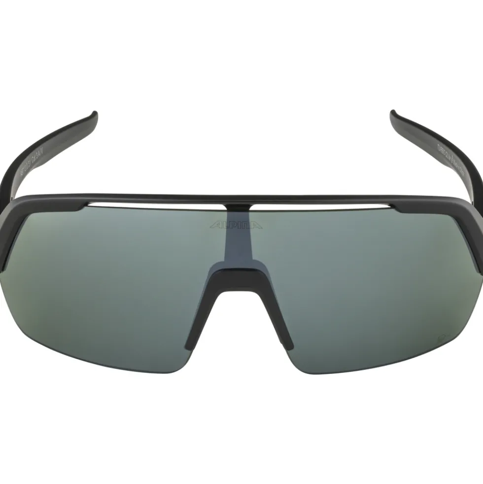 Alpina Turbo HR Q-Lite Bril - black matt/mirror silver