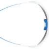 Alpina Turbo Pro Brillen voor kinderen - white matt/mirror blue