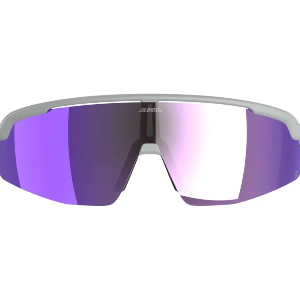 Alpina Turbo Pro S Q Brillen - smoke-grey matt/pink mirror