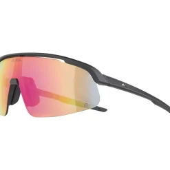 Alpina Turbo Pro S Q-Lite Bril - black-metallic matt/mirror pink