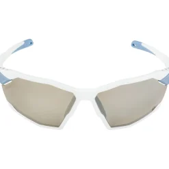 Alpina Twist Six Q Bril - white matt/mirror silver