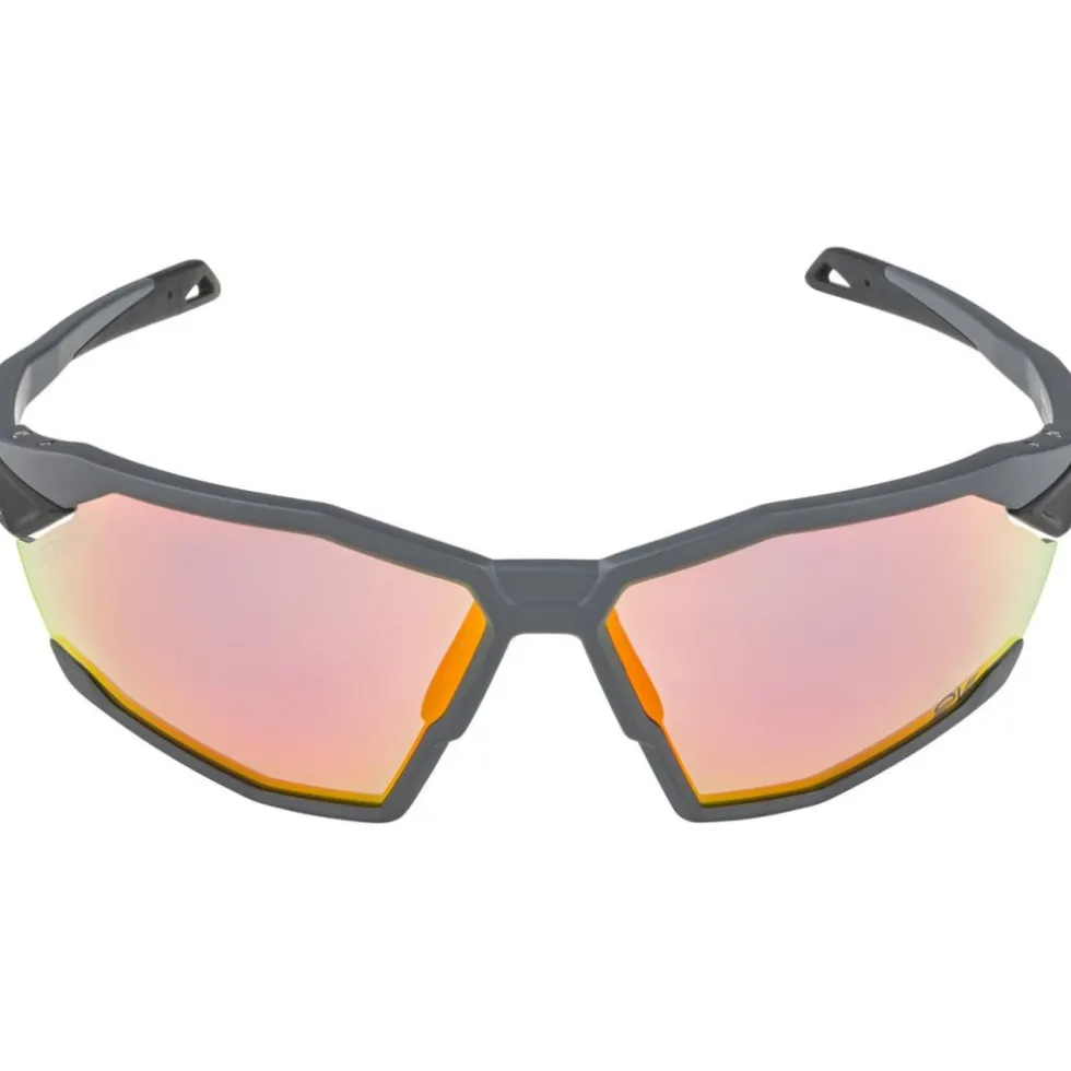 Alpina Twist Six QV Bril - midnight-grey matt/mirror rainbow