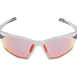 Alpina Twist Six QV Bril - smoke-grey matt /mirror rainbow