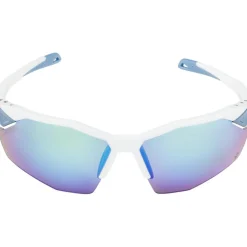 Alpina Twist Six S HR Q Bril - white matt / Quattroflex-mirror blue