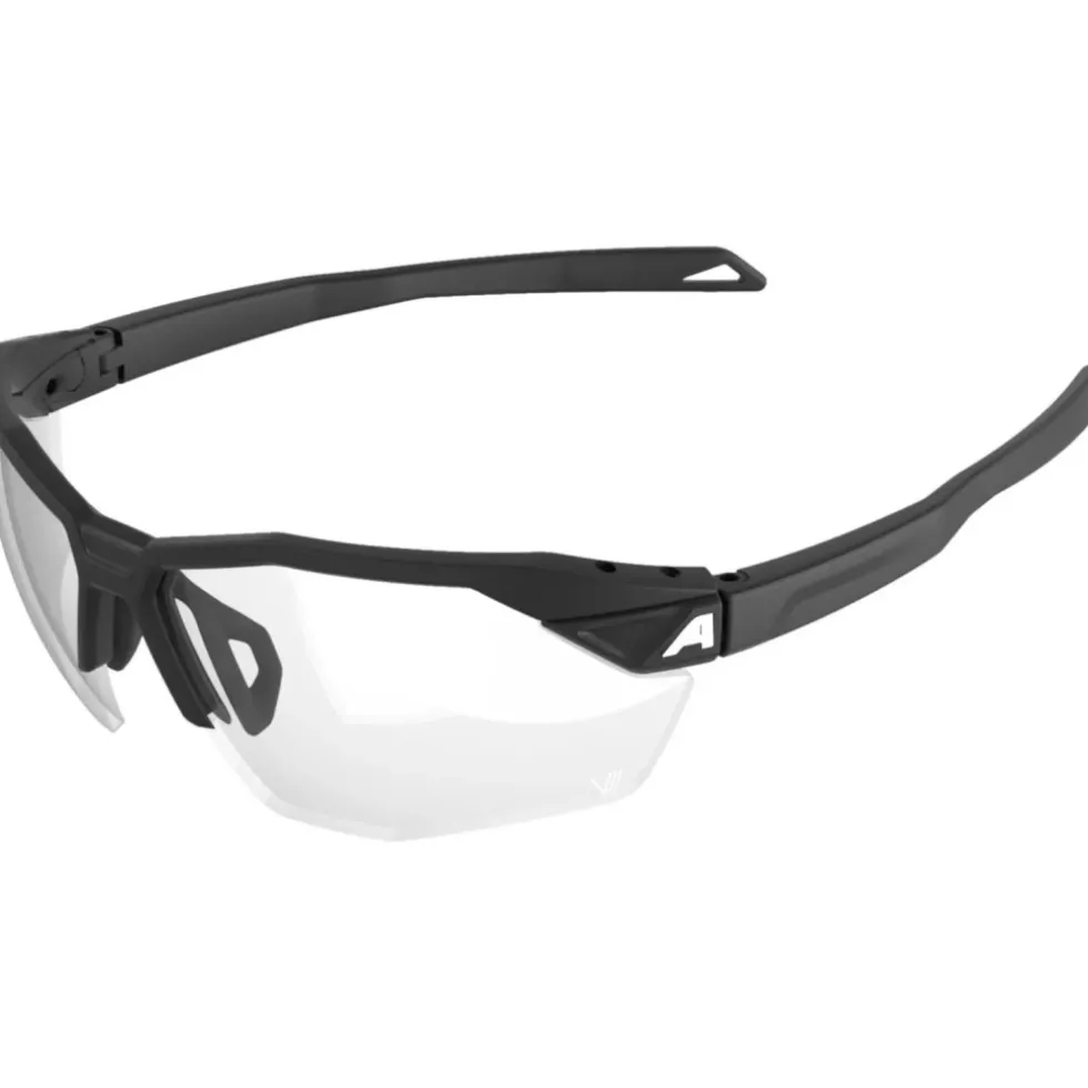 Alpina Twist Six S HR V Brillen - black matt/Varioflex black