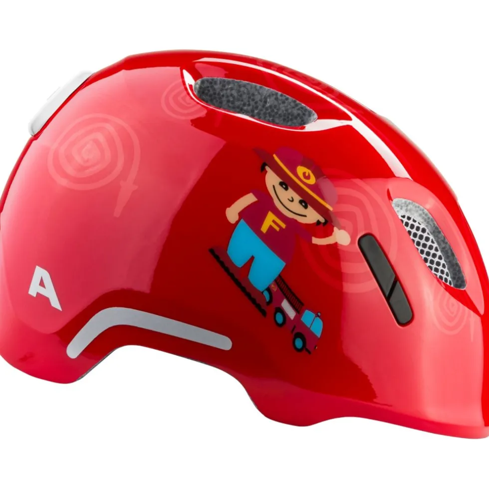 Alpina Ximo 2 Flash Kinder-fietshelm - fire fighter gloss