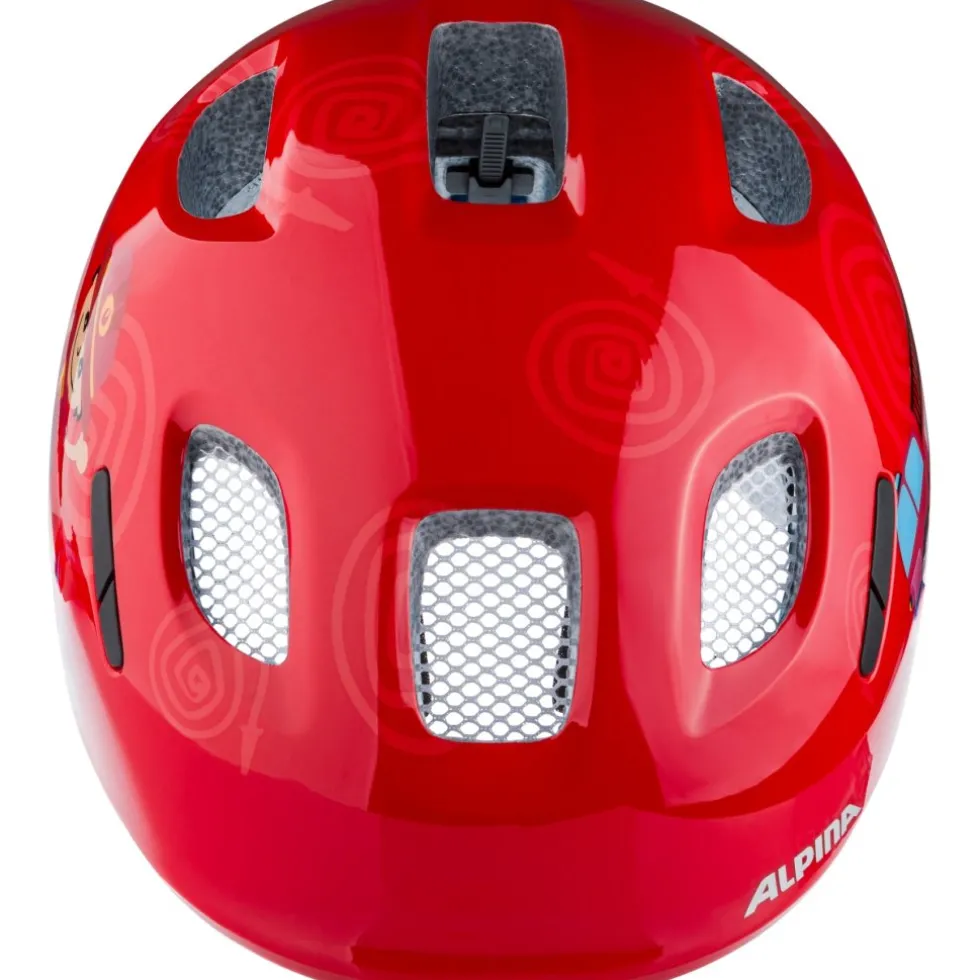 Alpina Ximo 2 Flash Kinder-fietshelm - fire fighter gloss