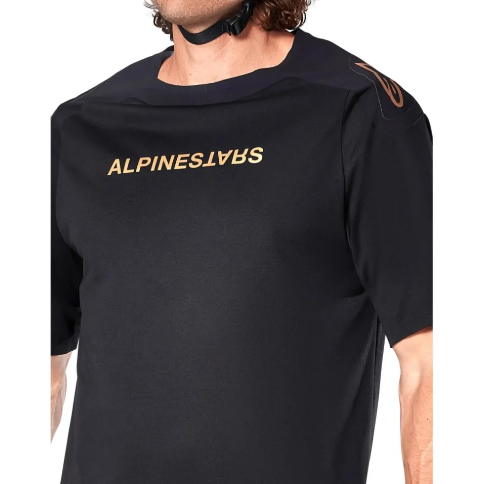 Alpinestars A-Aria Polartec Switch Fietsshirt met Korte Mouwen Heren - zwart
