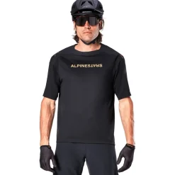 Alpinestars A-Aria Polartec Switch Fietsshirt met Korte Mouwen Heren - zwart