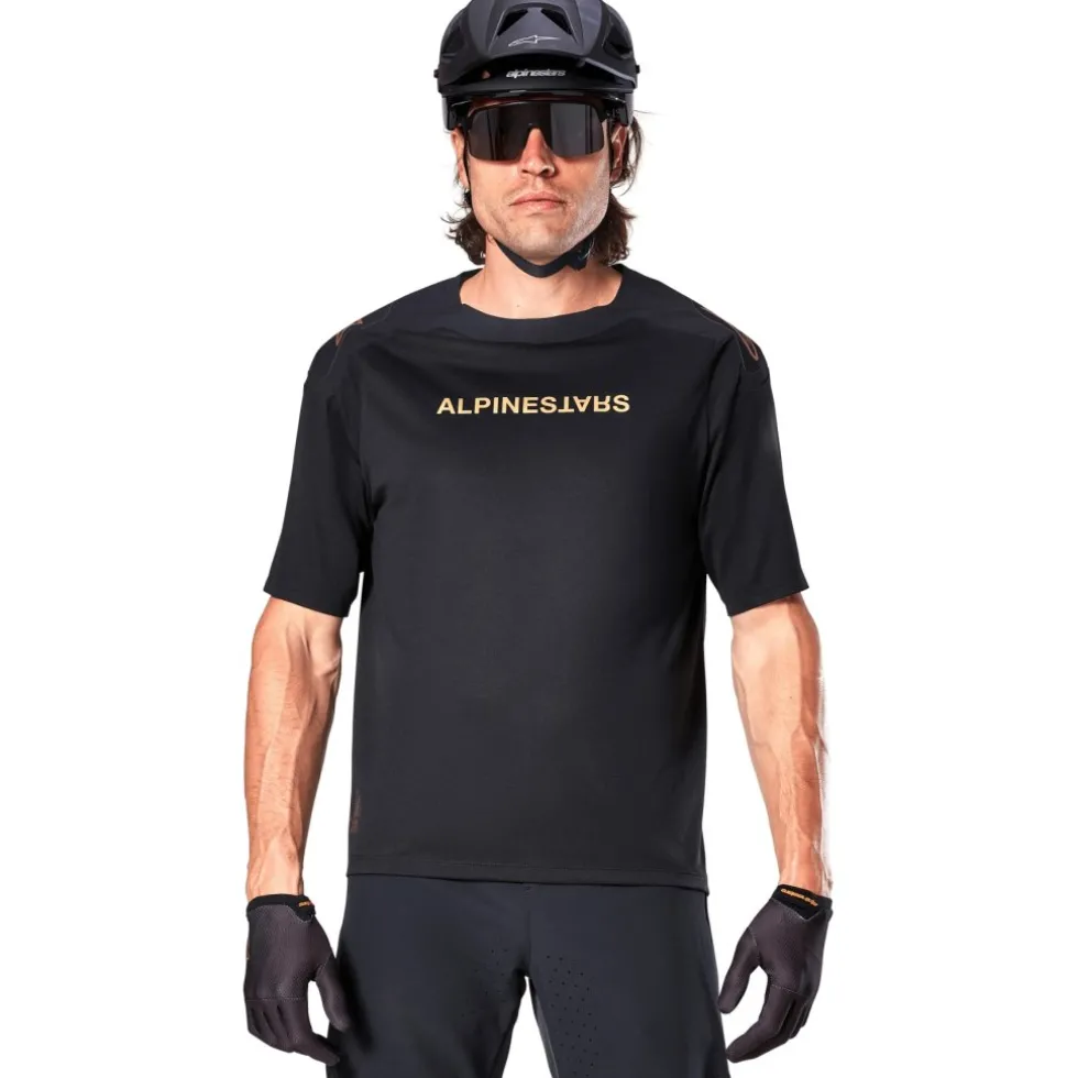 Alpinestars A-Aria Polartec Switch Fietsshirt met Korte Mouwen Heren - zwart