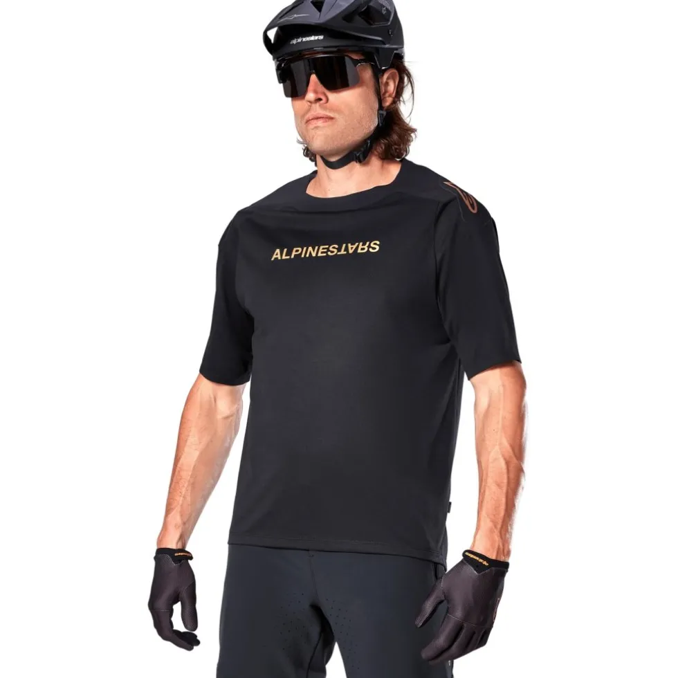 Alpinestars A-Aria Polartec Switch Fietsshirt met Korte Mouwen Heren - zwart