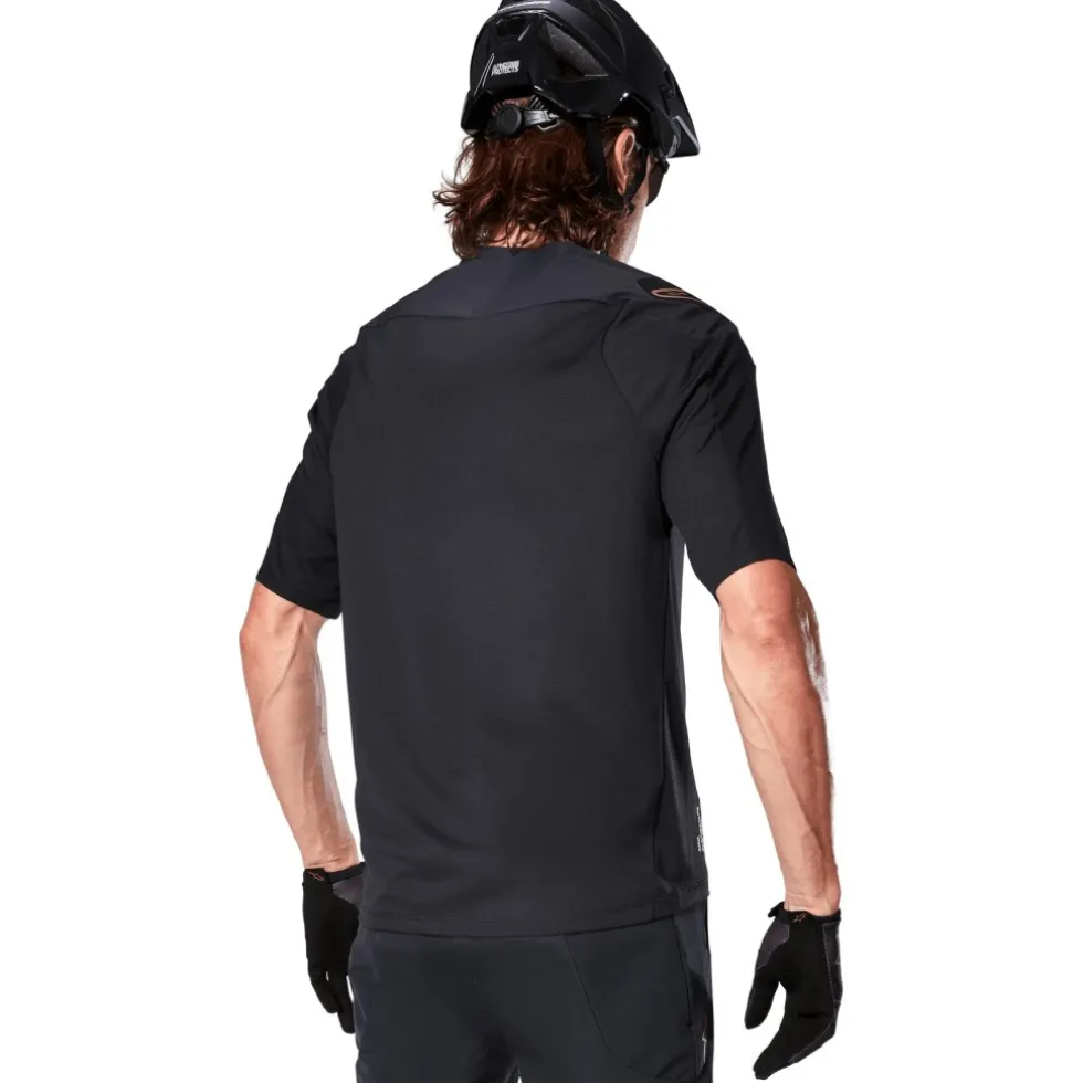 Alpinestars A-Aria Polartec Switch Fietsshirt met Korte Mouwen Heren - zwart