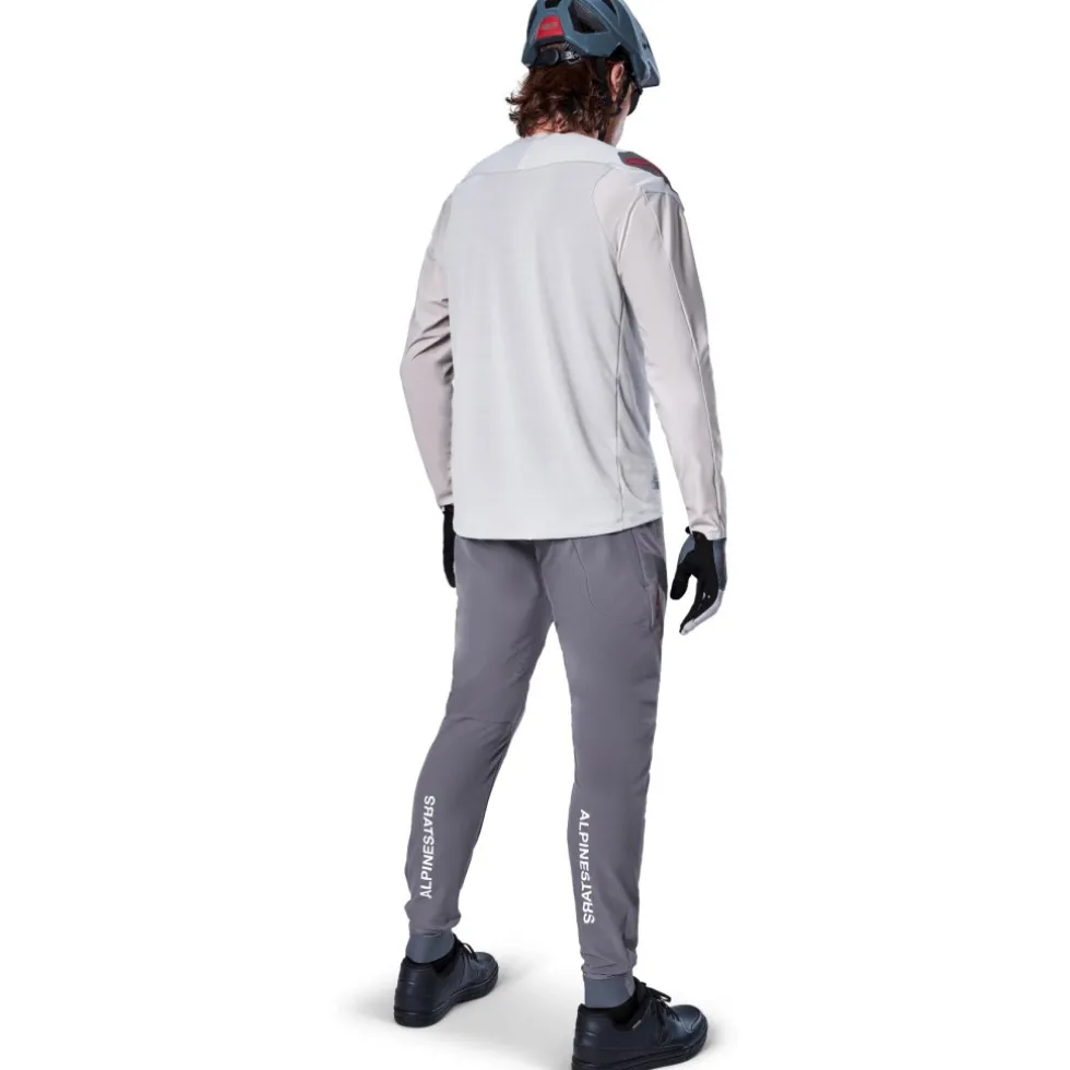 Alpinestars A-Aria Polartec Switch Fietsshirt met Lange Mouwen Heren - light gray