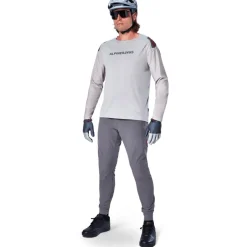 Alpinestars A-Aria Polartec Switch Fietsshirt met Lange Mouwen Heren - light gray