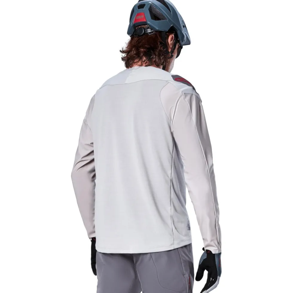 Alpinestars A-Aria Polartec Switch Fietsshirt met Lange Mouwen Heren - light gray