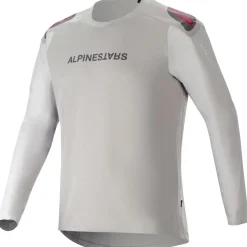 Alpinestars A-Aria Polartec Switch Fietsshirt met Lange Mouwen Heren - light gray