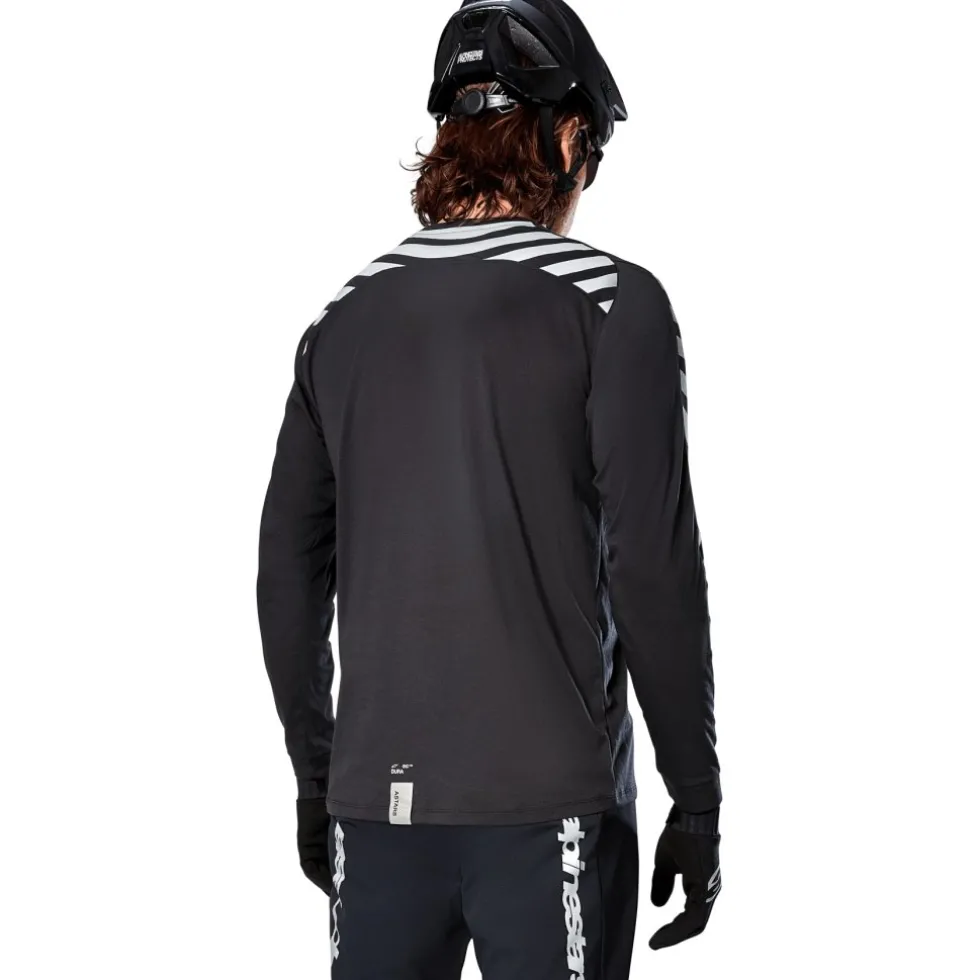 Alpinestars A-Dura Dri Oscar Fietsshirt met Lange Mouwen Heren - black reflective