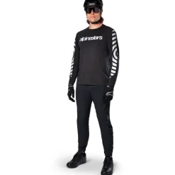 Alpinestars A-Dura Dri Oscar Fietsshirt met Lange Mouwen Heren - black reflective
