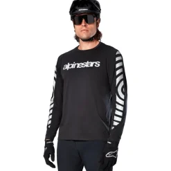Alpinestars A-Dura Dri Oscar Fietsshirt met Lange Mouwen Heren - black reflective