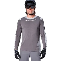 Alpinestars A-Dura Dri Wool Fietsshirt met Lange Mouwen Heren - dark gray