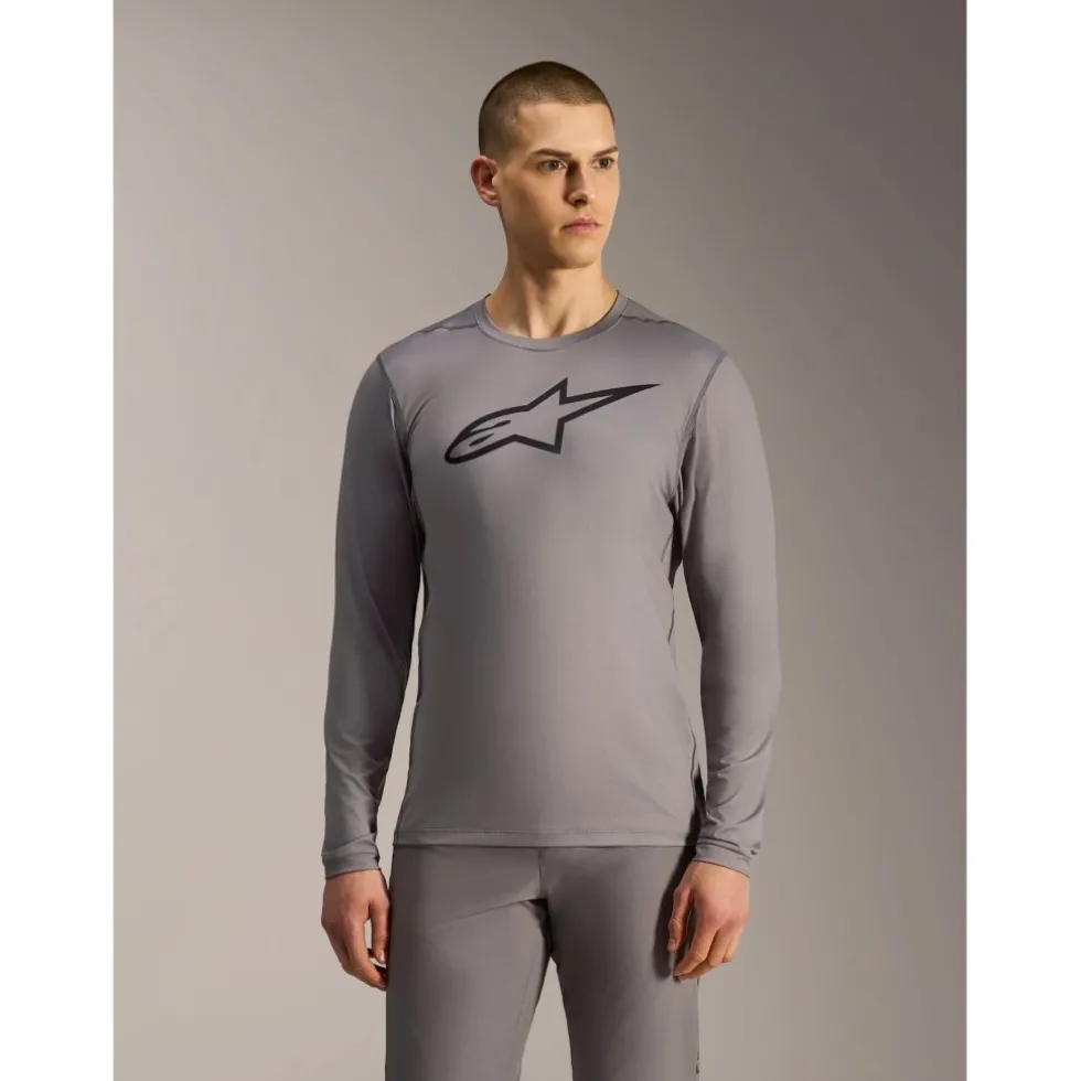 Alpinestars A-Dura Ride Fietsshirt met Lange Mouwen Heren - gray