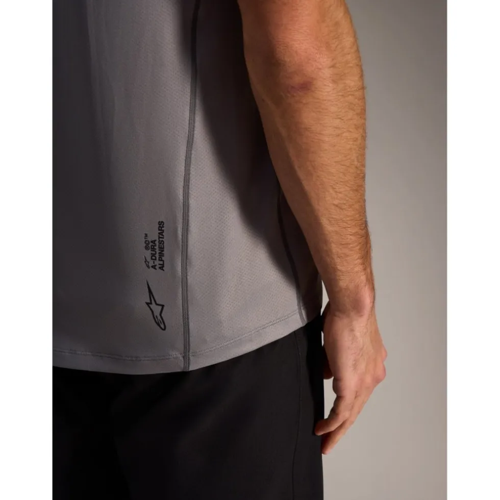 Alpinestars A-Dura Ride Fietsshirt met Korte Mouwen Heren - gray