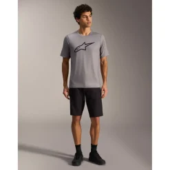 Alpinestars A-Dura Ride Fietsshirt met Korte Mouwen Heren - gray