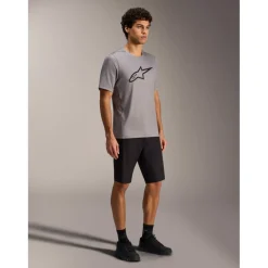 Alpinestars A-Dura Ride Fietsshirt met Korte Mouwen Heren - gray