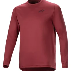 Alpinestars A-Dura Thermal Fietsshirt met Lange Mouwen Heren - burgundy