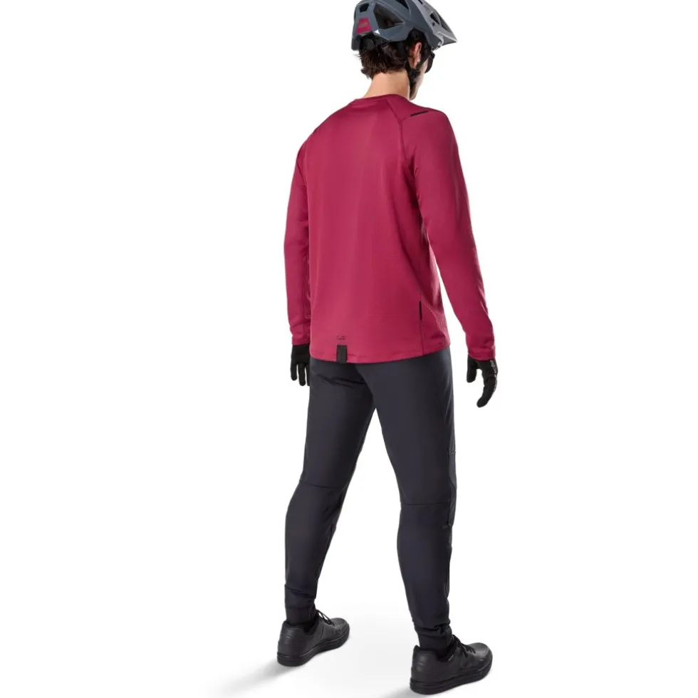 Alpinestars A-Dura Thermal Fietsshirt met Lange Mouwen Heren - burgundy