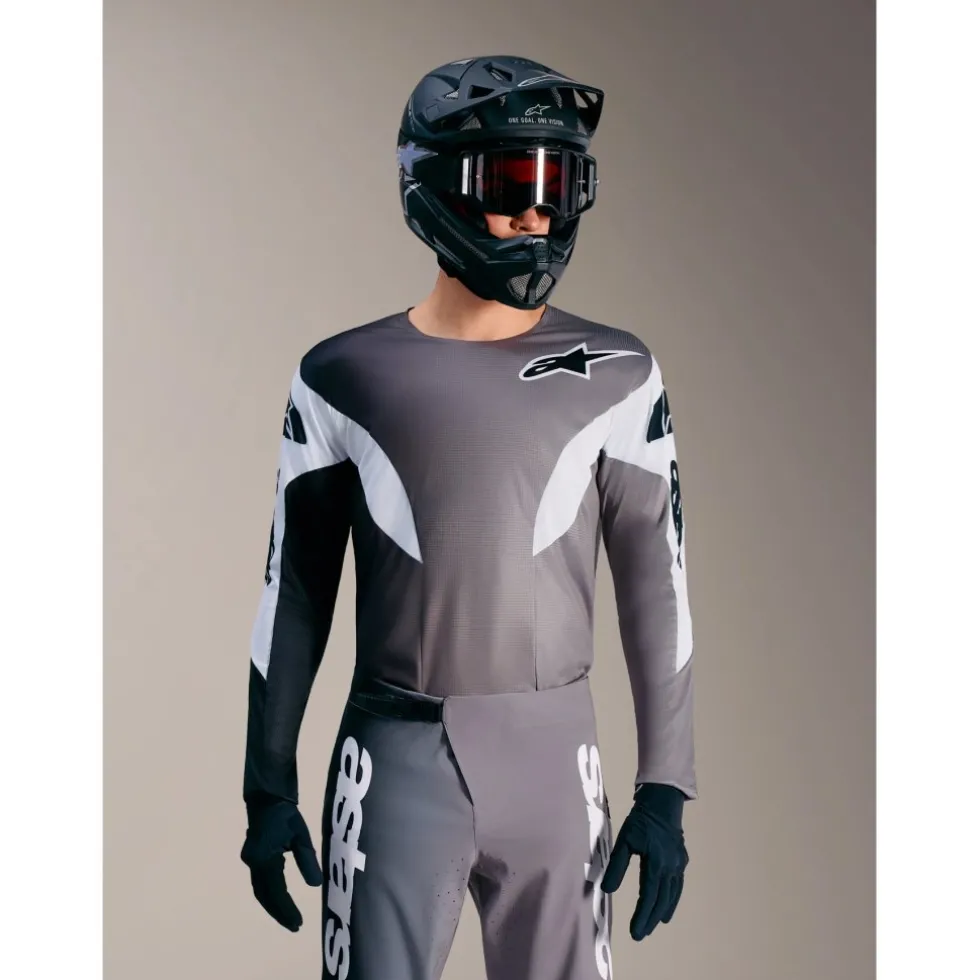 Alpinestars A-Supra Elite Fietsshirt met Lange Mouwen Heren - gray fade