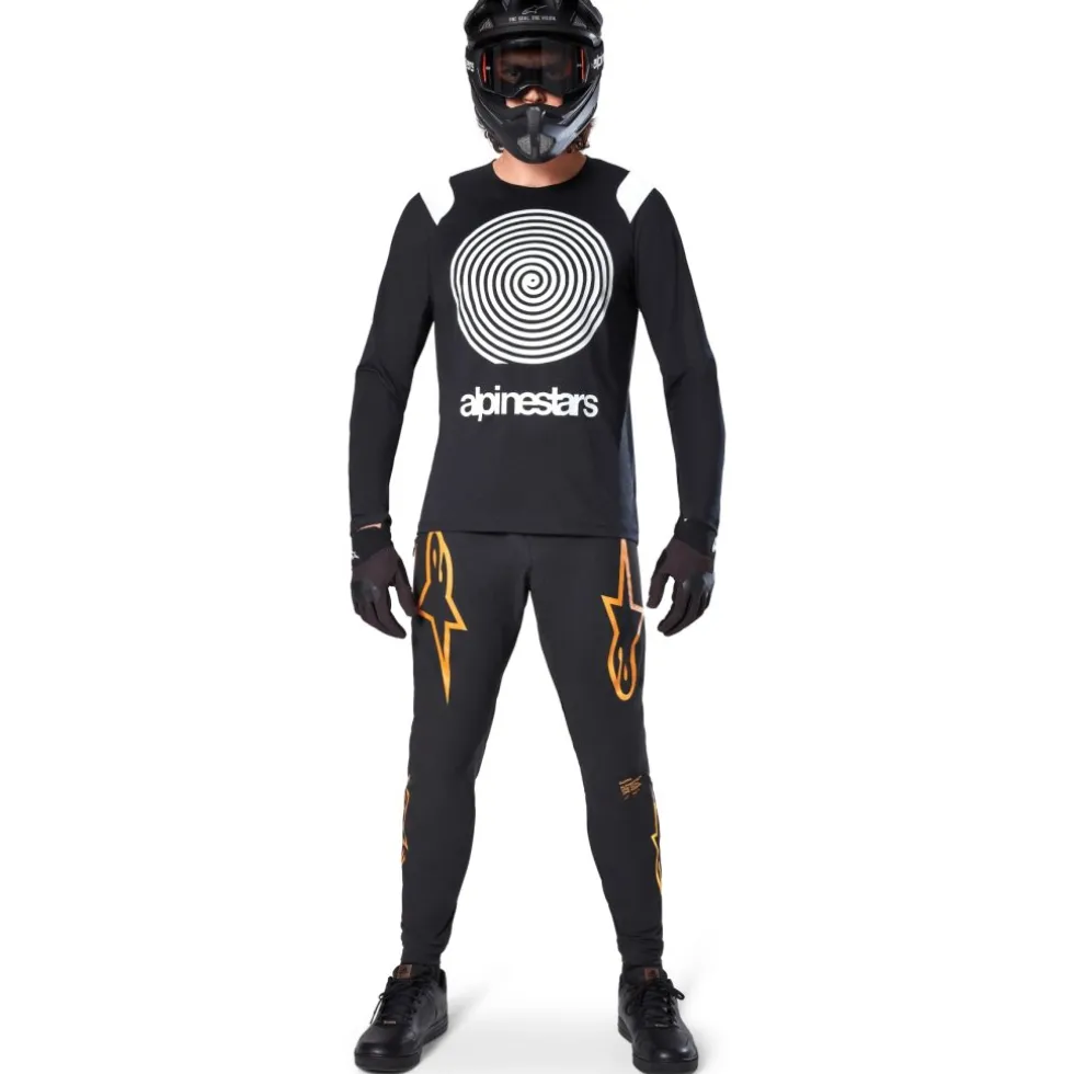 Alpinestars A-Supra Oscar Fietsshirt met Lange Mouwen Heren - zwart