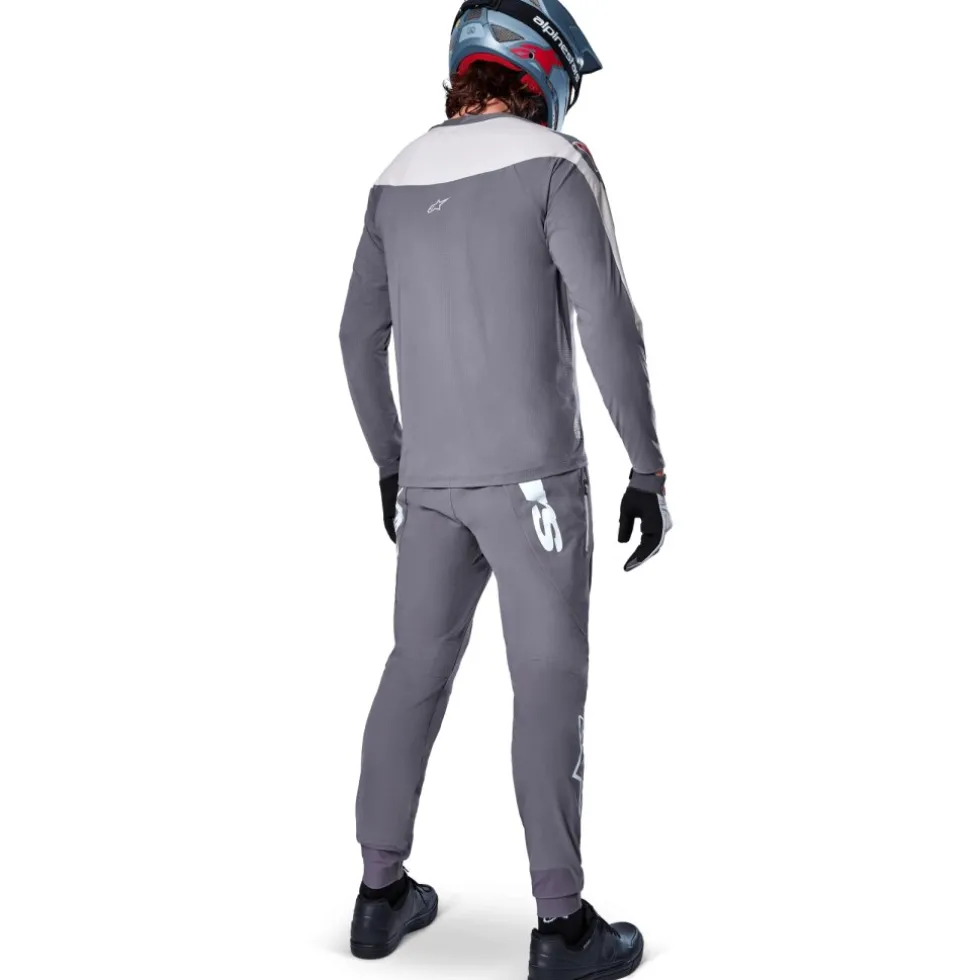 Alpinestars A-Supra Race Fietsshirt met Lange Mouwen Heren - dark gray