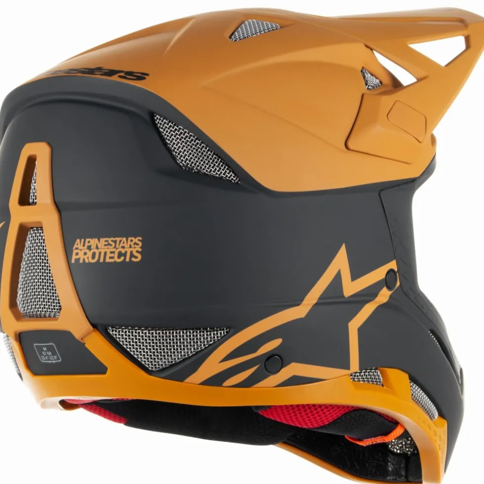 Alpinestars Missile Tech Helm - Racer - black/dark gold matt